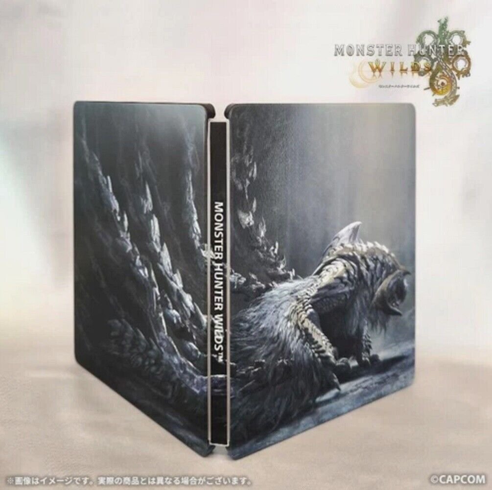 New Rare Official Collector&acirc;��s Edition Monster Hunter Wilds Steelbook Case NoGame