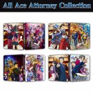 ALL Ace Attorney Collection Bundle ALL Platforms 4X  Steelbook Case Custom Made