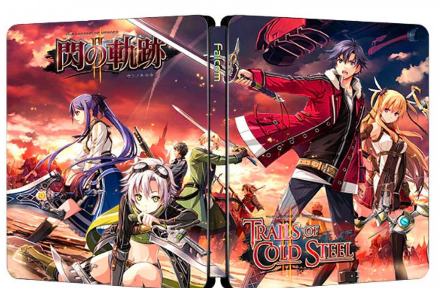The Legend of Heroes Trails of Cold Steel II Falcom Steelbook Case Custom Made