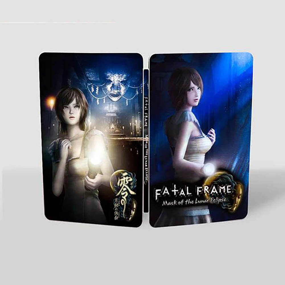 New FATAL FRAME/PROJECT ZERO Mask of the Lunar Steelbook Custom Made For Switch