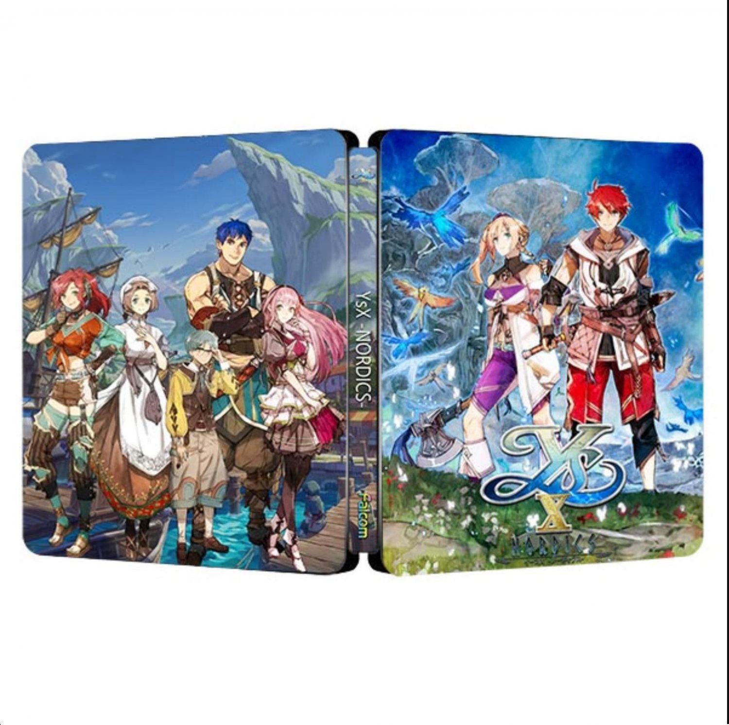 New Rare Limited Ys X Nordics Adol & Karja Edition G2 Steelbook Case Custom Made