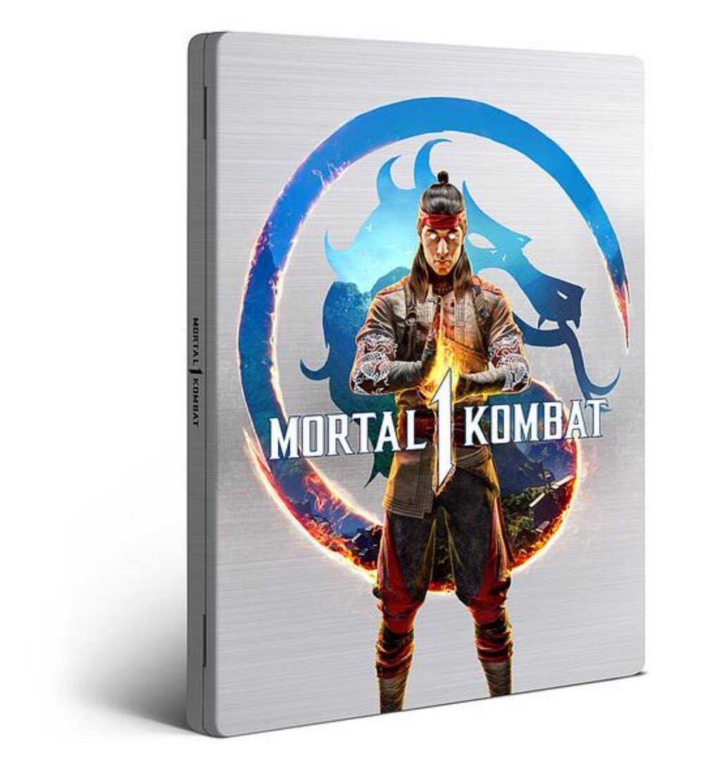 New Rare Official Limited Edition Mortal Kombat 1 Steelbook Case No Game