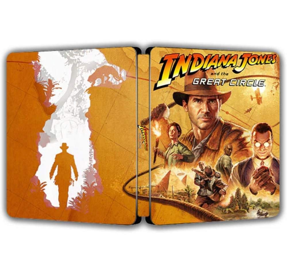 Limited Indiana Jones and the Great Circle Edition G2 Steelbook Case Custom Made