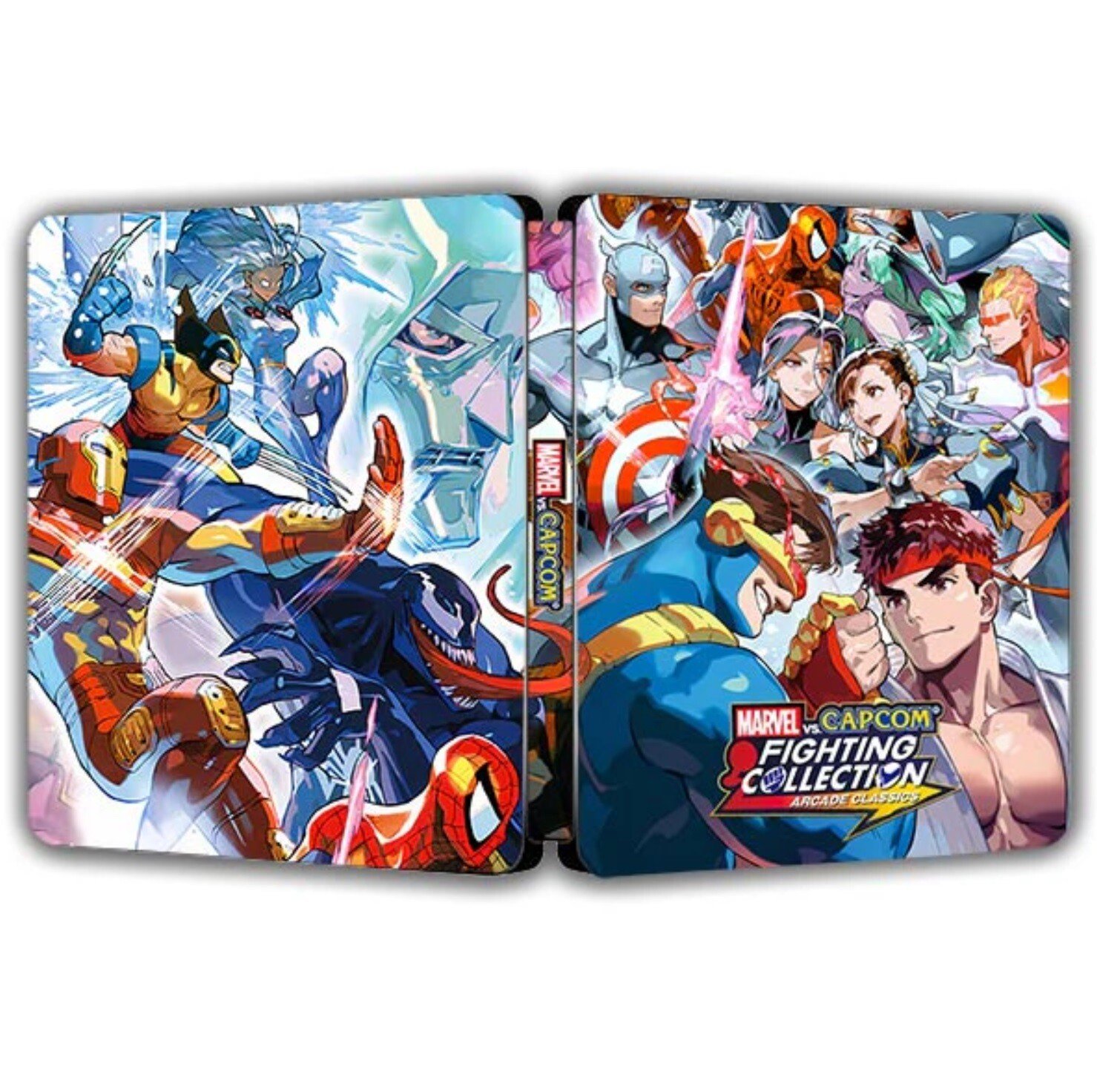 New Limited Marvel vs Capcom Fighting Collection G2 Steelbook Case Custom Made