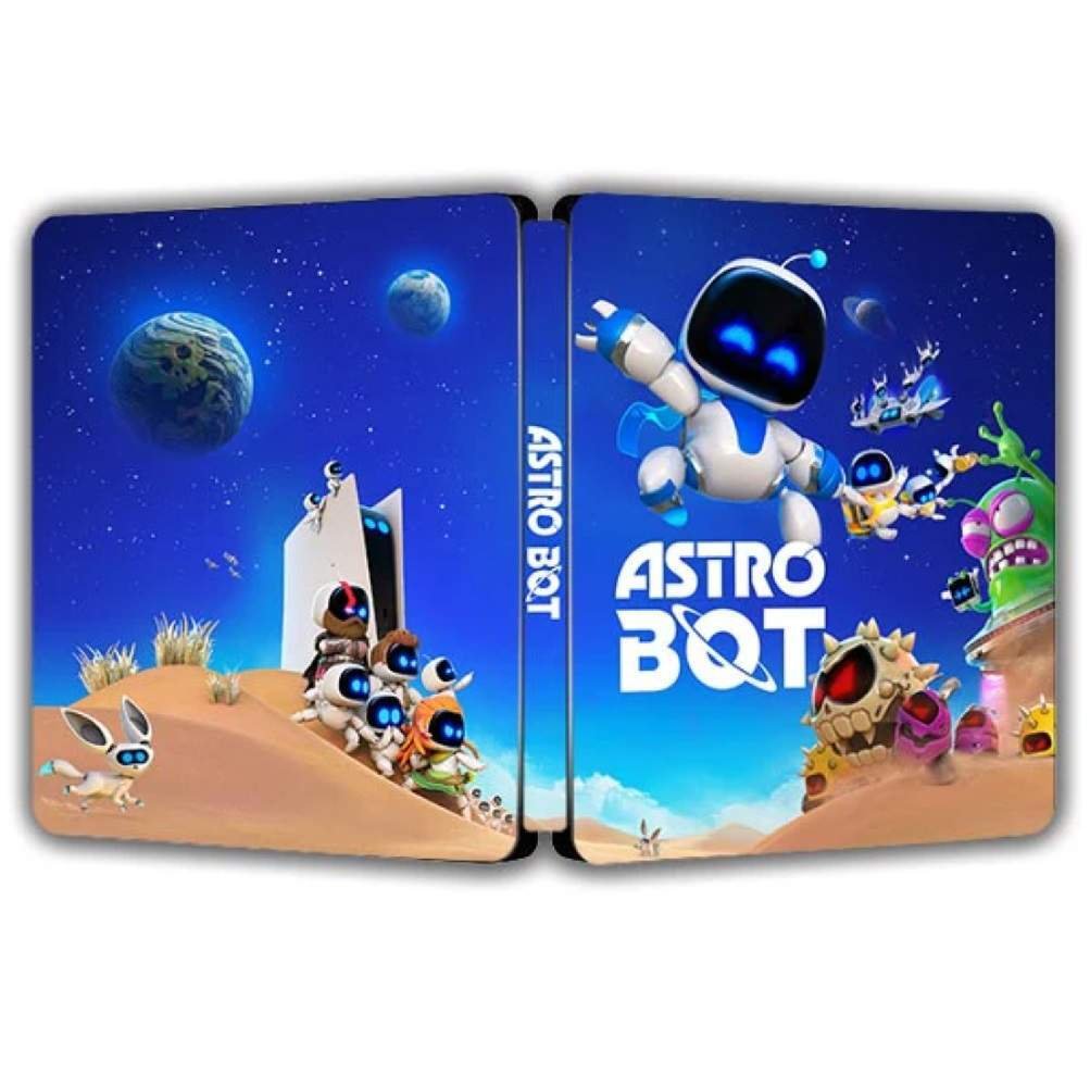 New Astro Bot Limited Edition Custom Made Steelbook Case For SONY PS5(No Game)