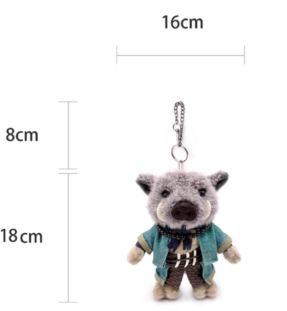 Officials Black Myth: Wukong Zhu Bajie 18cm Doll Toys Keychains