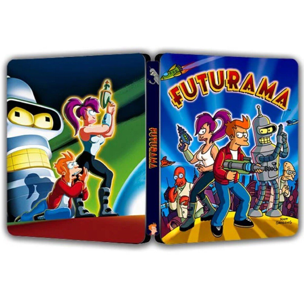 New Limited Edition Futurama Retro Steelbook Case Custom Made