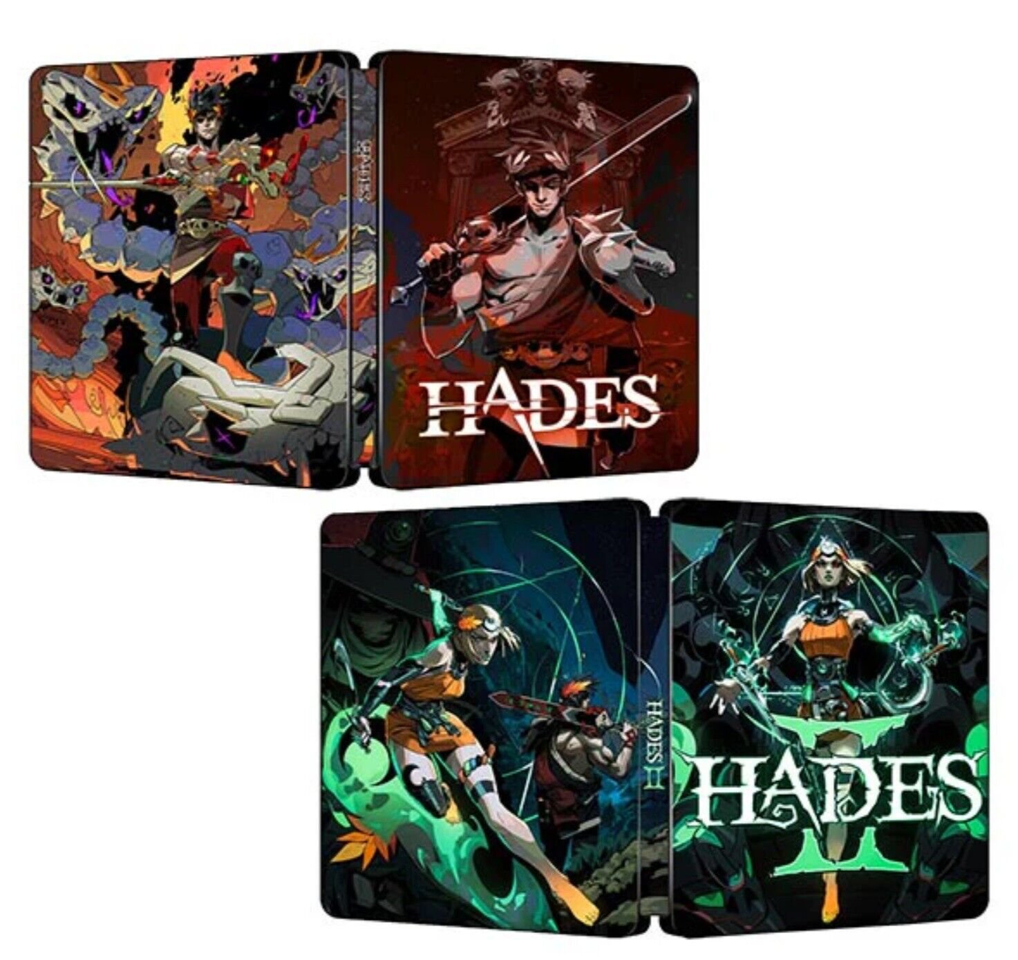 Hades I & II Immortal Edition Prince & Princess Bundl Steelbook Case Custom Made