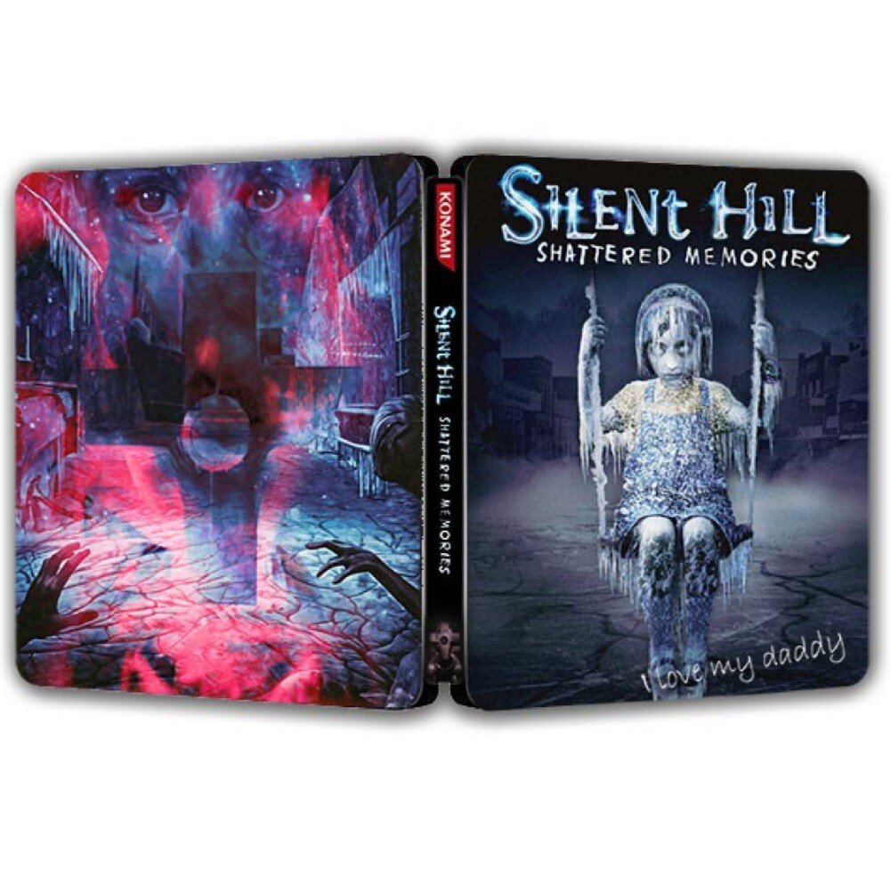 Limited Edition Silent Hill Shattered Memories Retro Steelbook Case Custom Made
