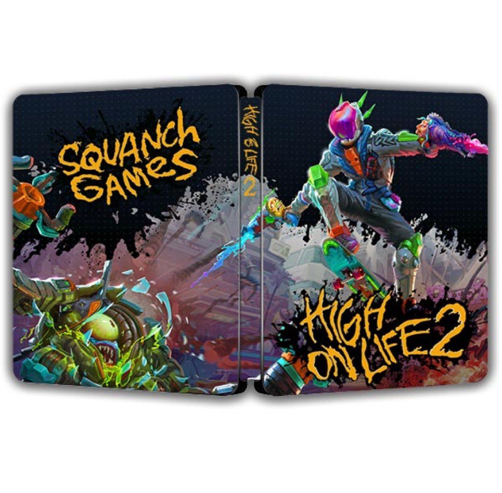 New Limited Edition High On Life 2  Steelbook Case Custom Made