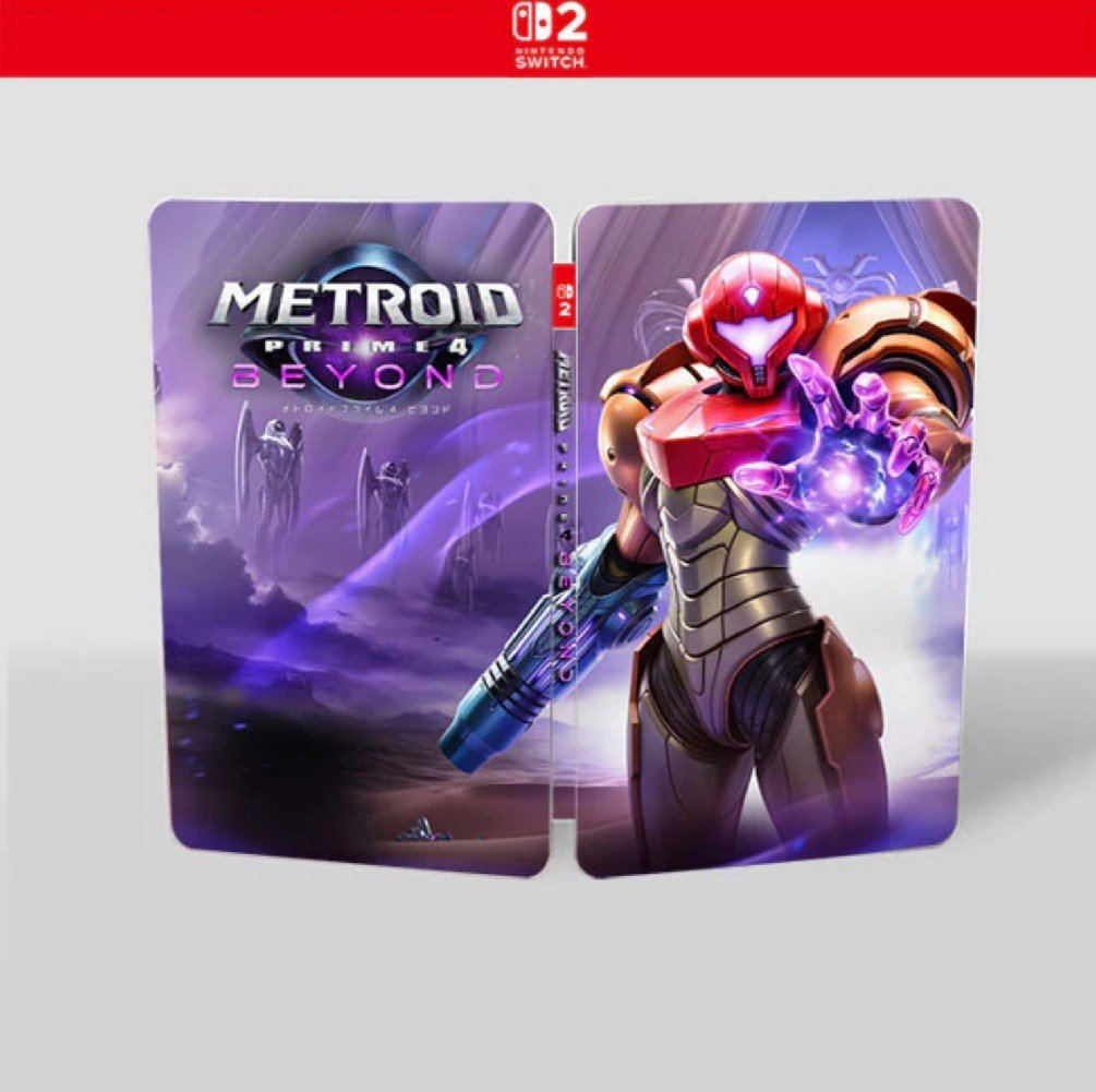 Limited Edition Metroid Prime4 Beyond Steelbook Custom Made For Nintendo Switch2