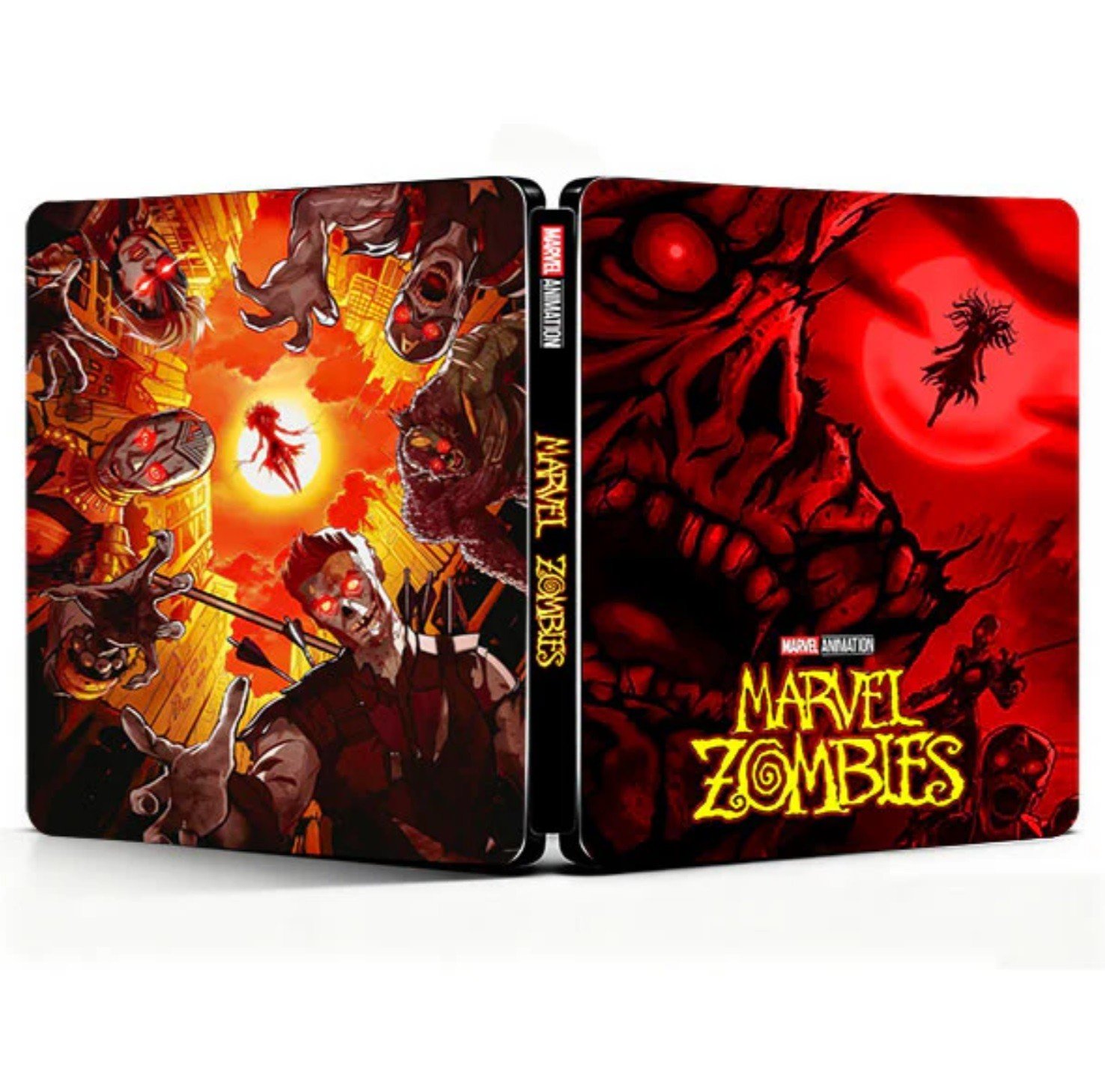 Custom Made Limited Edition Marvel Animation&acirc;��s Marvel Zombies Steelbook Case New