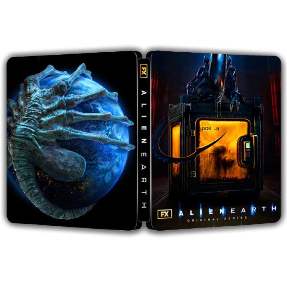 Custom Made LimitedAlien Earth 2025 TV series FX Disney+ Steelbook Case New