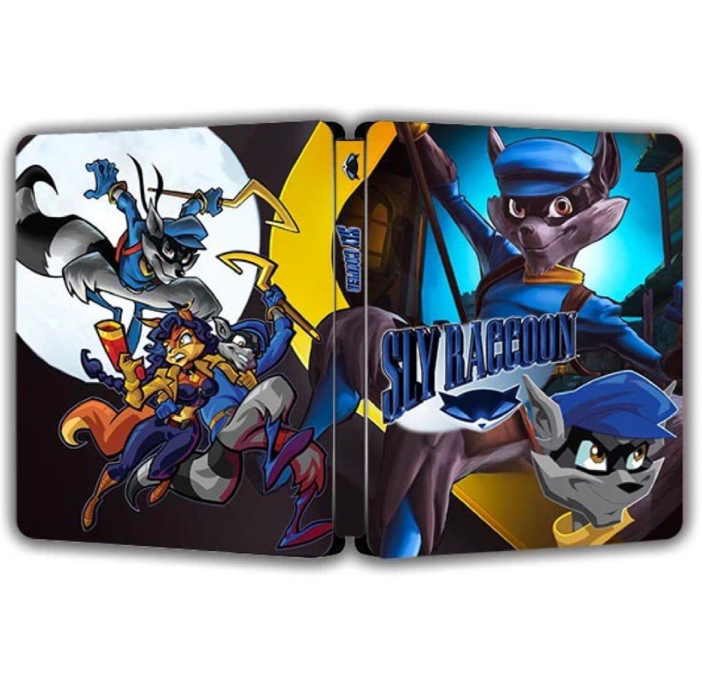 Custom Made Limited Edition Sly Cooper Collection Retro Steelbook Case New