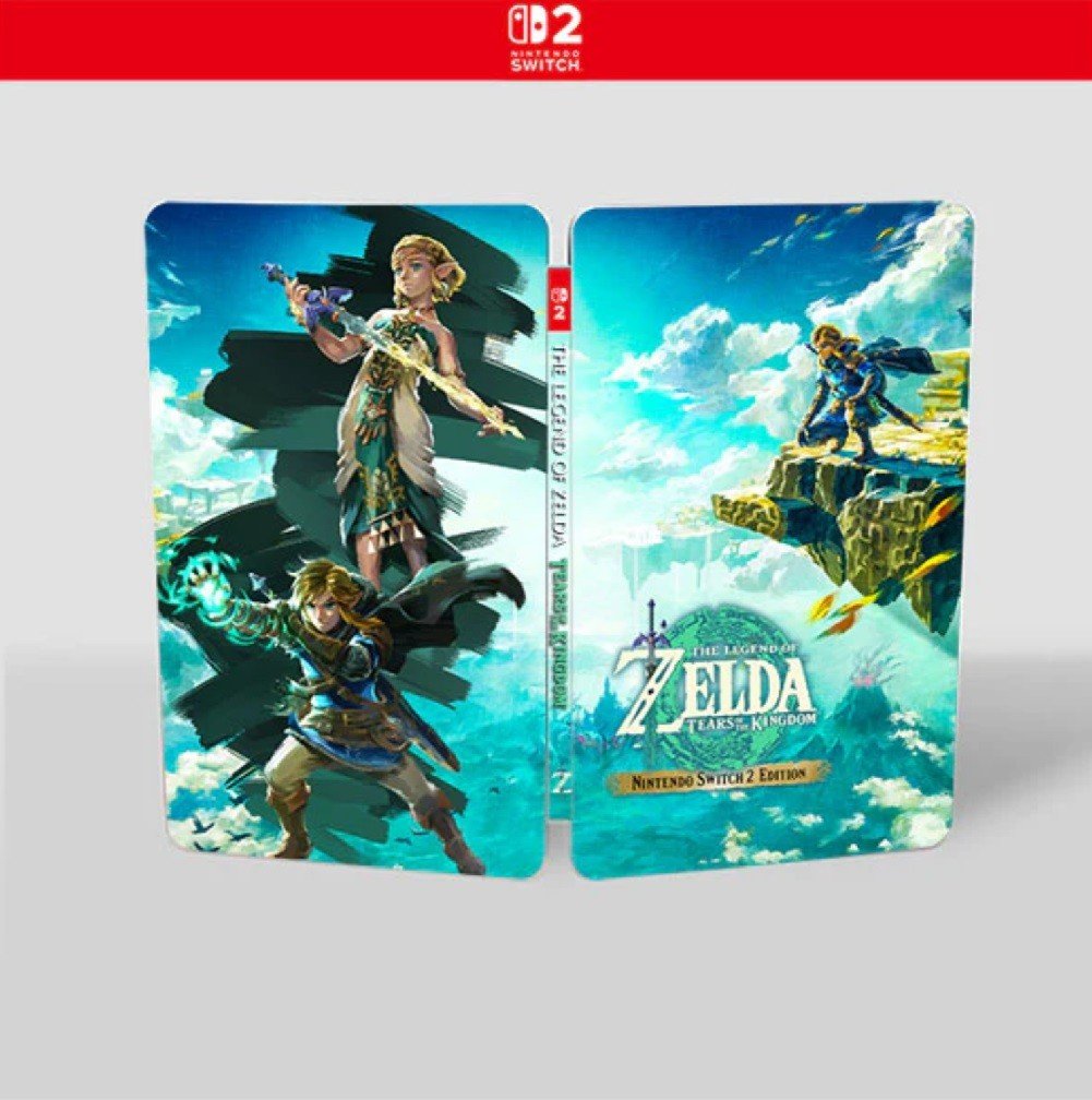 The Legend of Zelda Tears of the King Steelbook Custom Made For Nintendo Switch2