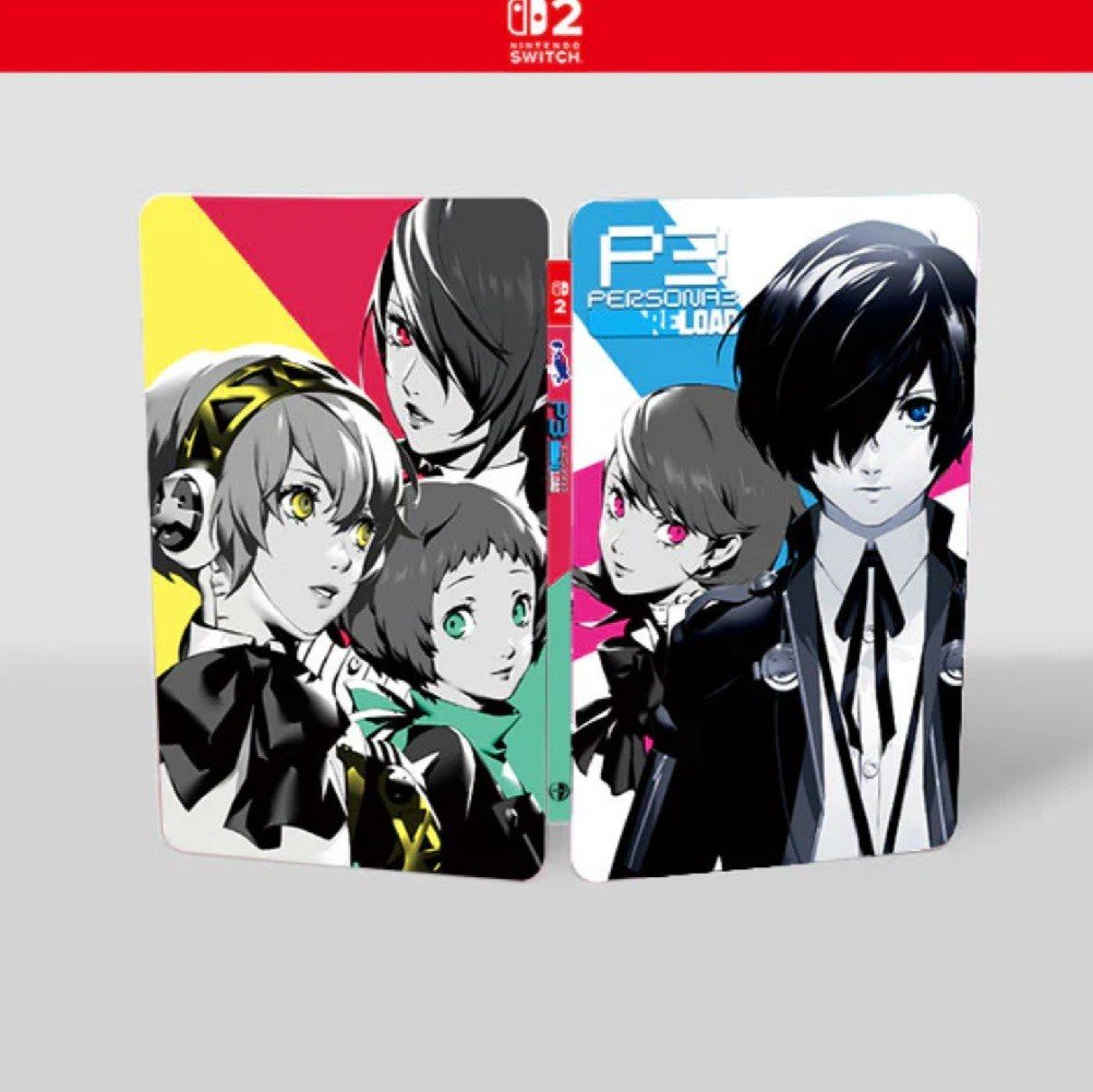 New Limited Persona 3 Reload P3R Steelbook Custom Made For Nintendo Switch2