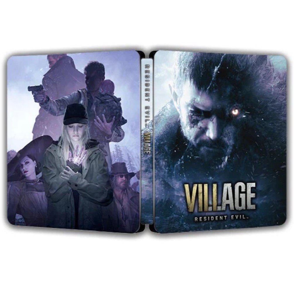 Custom Made Limited Edition Resident Evil 8 Village Complete Steelbook Case New