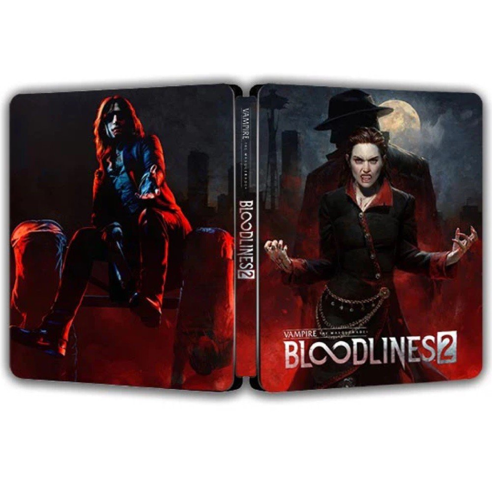 Custom Made Limited Vampire The Masquerade - Bloodlines 2 Steelbook Case New