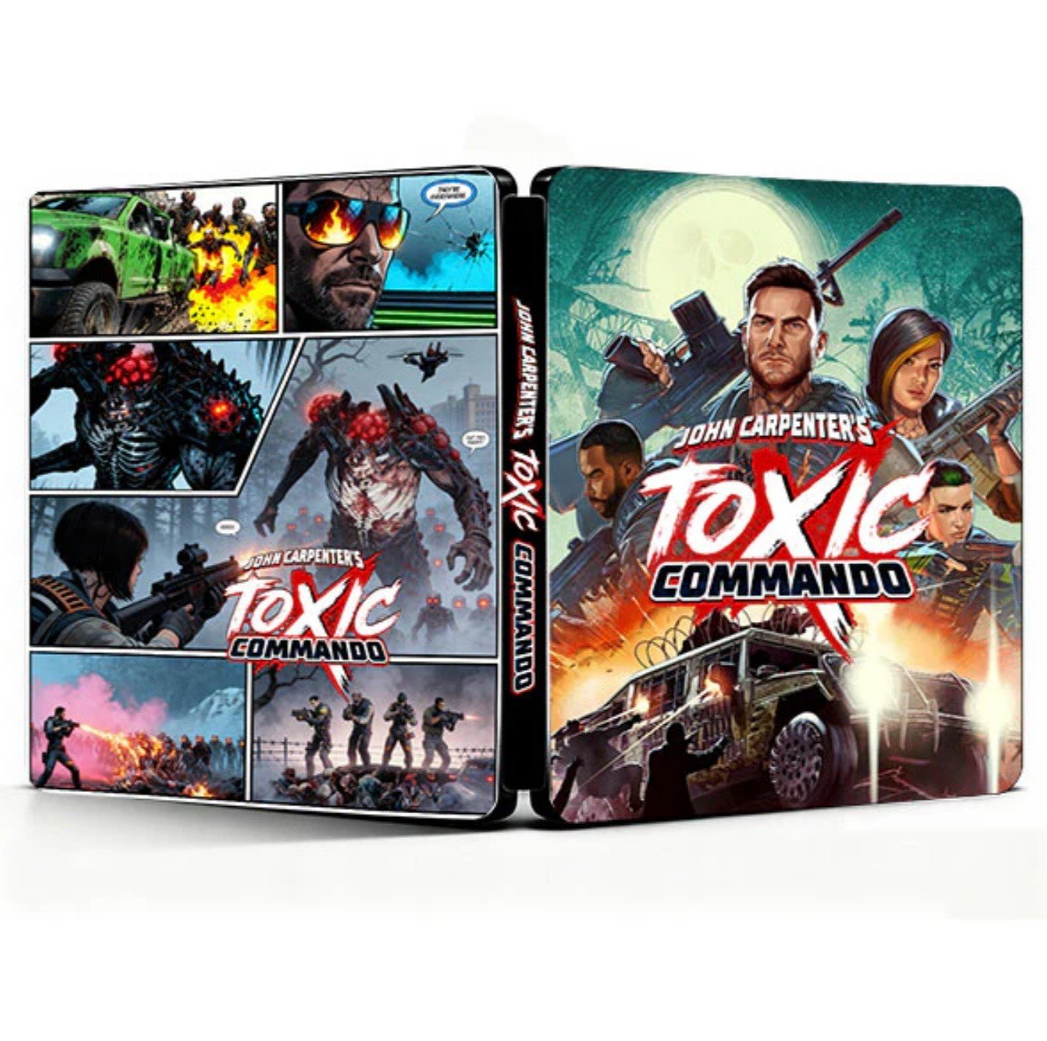 Custom Made Limited Edition John Carpenter's Toxic Command Steelbook Case New