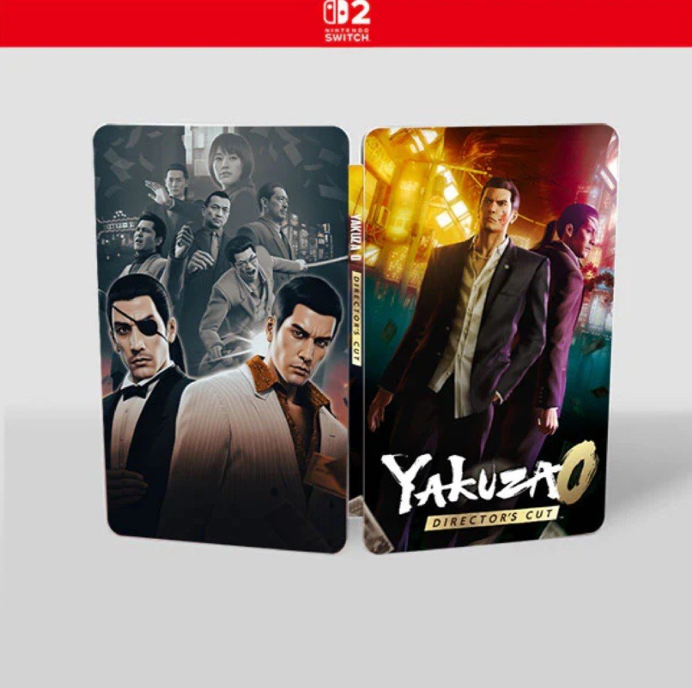 New Limited Yakuza 0 Director&acirc;��s Cut Steelbook Custom Made For Nintendo Switch2