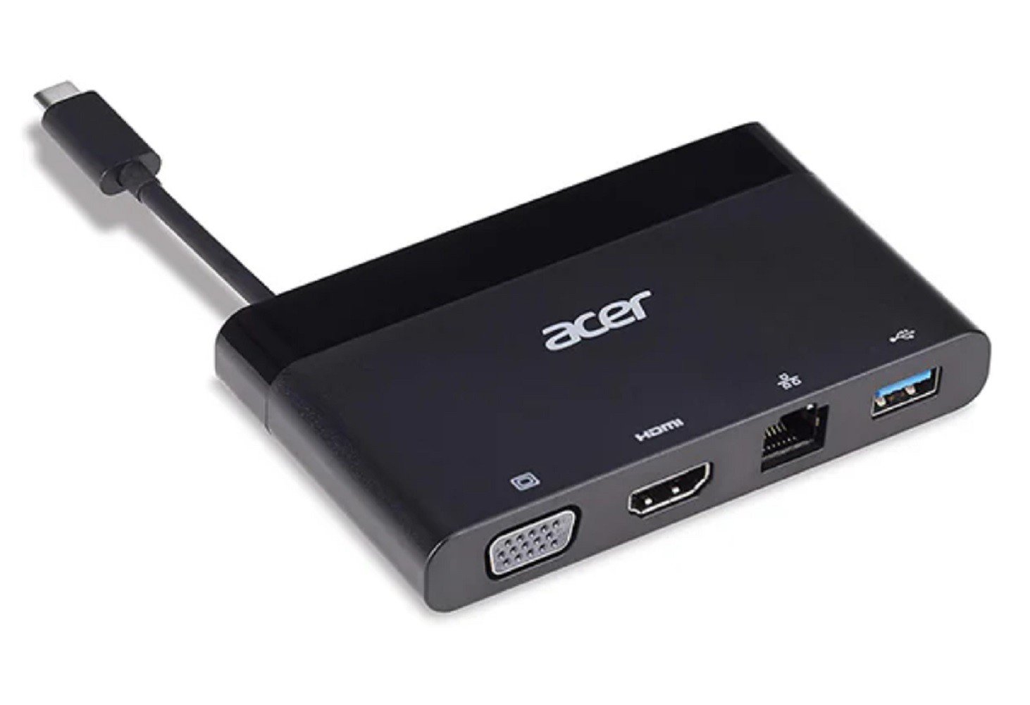 Acer USB-C Hub: HDMI, VGA, Ethernet, USB-A - 4-in-1 Docking Dongle ACB830