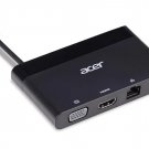 Acer USB-C Hub: HDMI, VGA, Ethernet, USB-A - 4-in-1 Docking Dongle ACB830 Acer USB-C Hub: HDMI, VGA, Ethernet, USB-A - 4-in-1 Docking Dongle ACB830