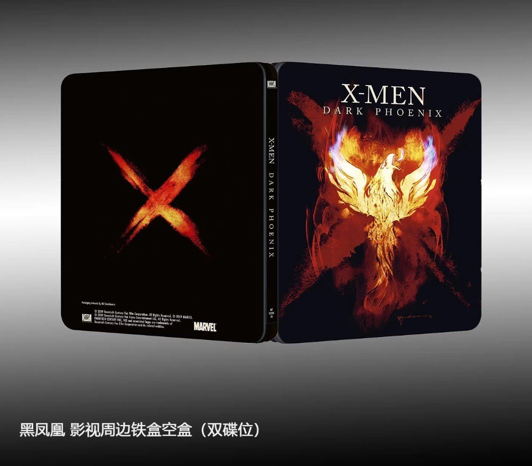 New Rare Official Limited Edition X-Man Dark Phoenix Steelbook Case No Disc