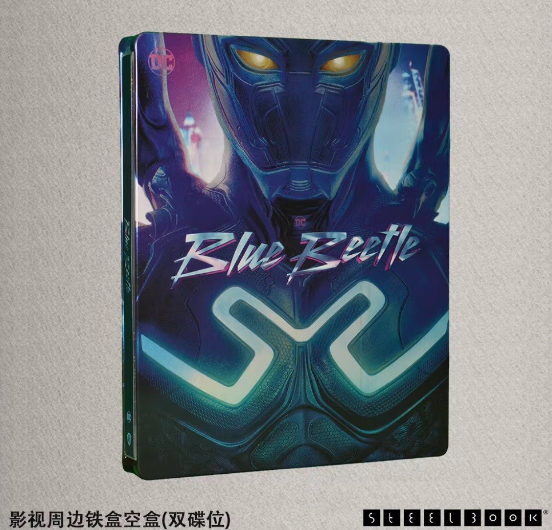 New Rare Official Limited Edition BLUE BEETLE Steelbook Case No Disc