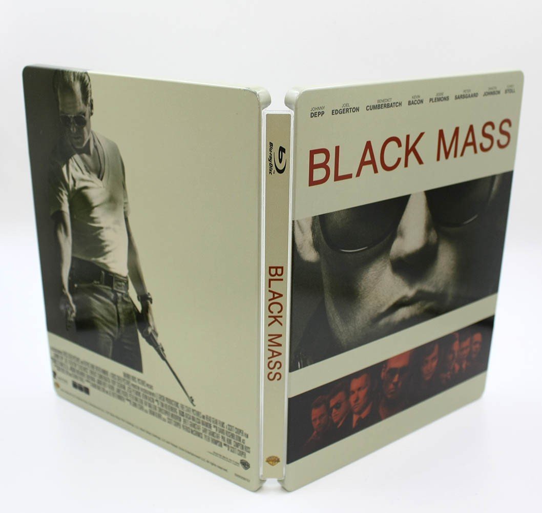 New Rare Official Limited Edition Black Mass Steelbook Case No Disc