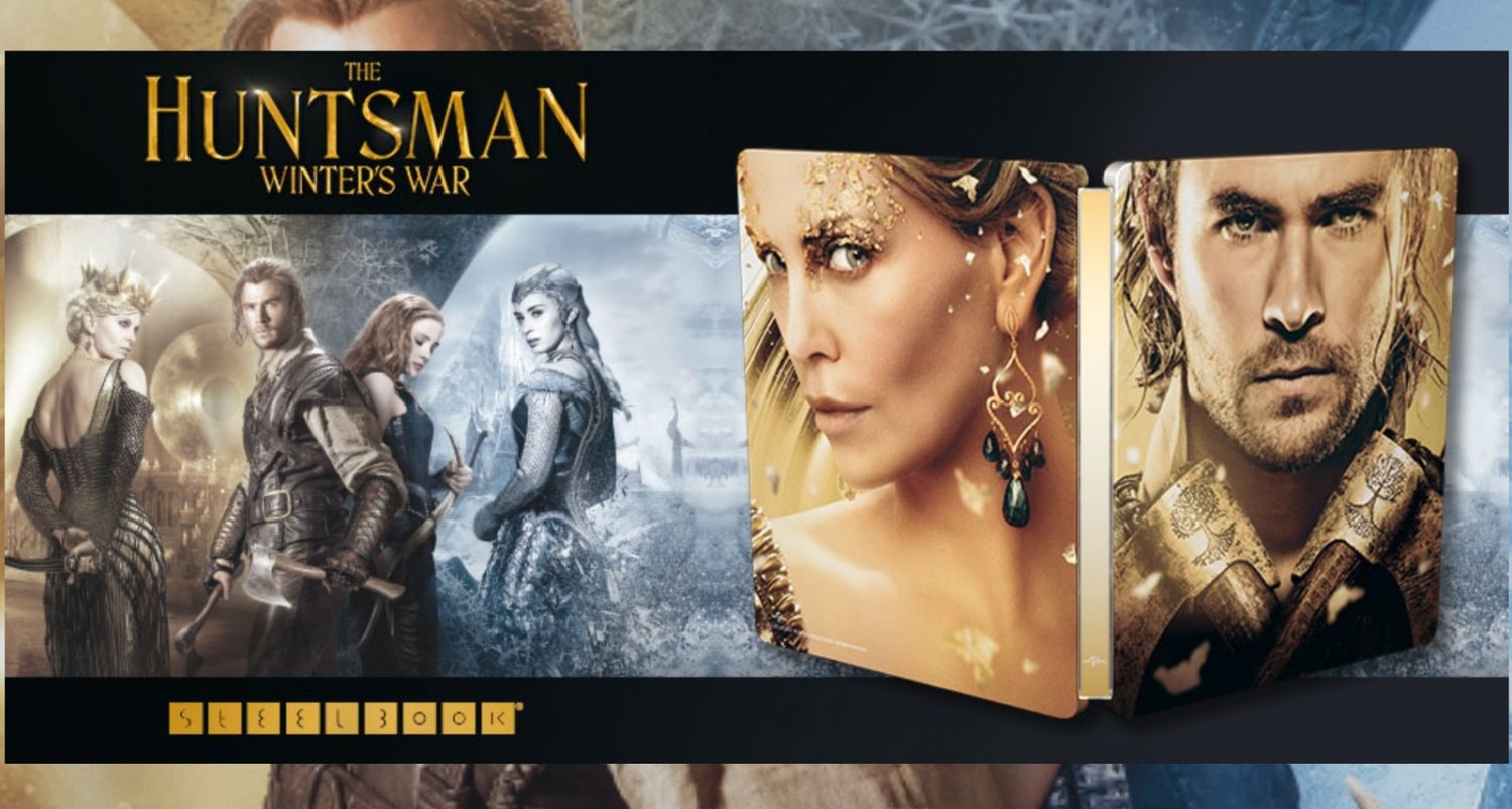 New Official Limited Edition The huntsman winter's war Steelbook Case No Disc