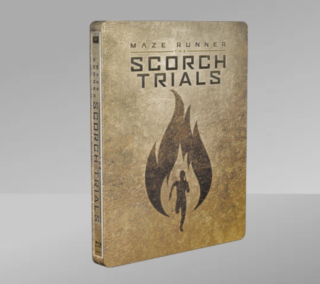 New  Official Limited Maze Runner: The Scorch Trials Steelbook Case No Disc