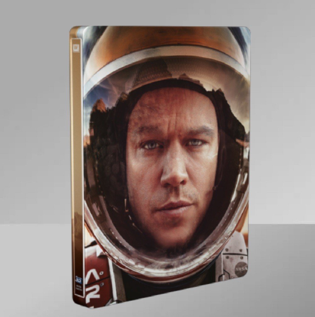 New Rare Official Limited Edition The Martian Steelbook Case No Disc
