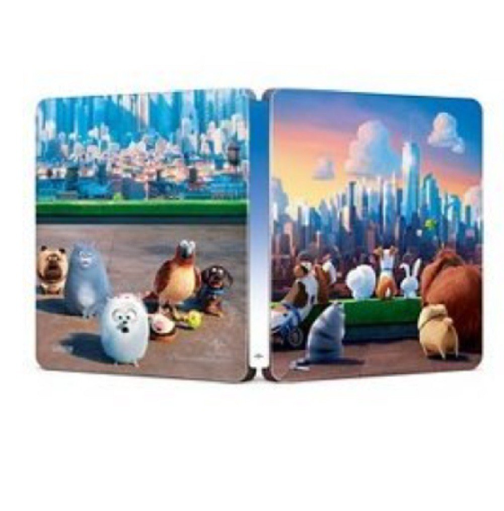 New  Official Limited Edition The Secret life of Pets Steelbook Case No Disc