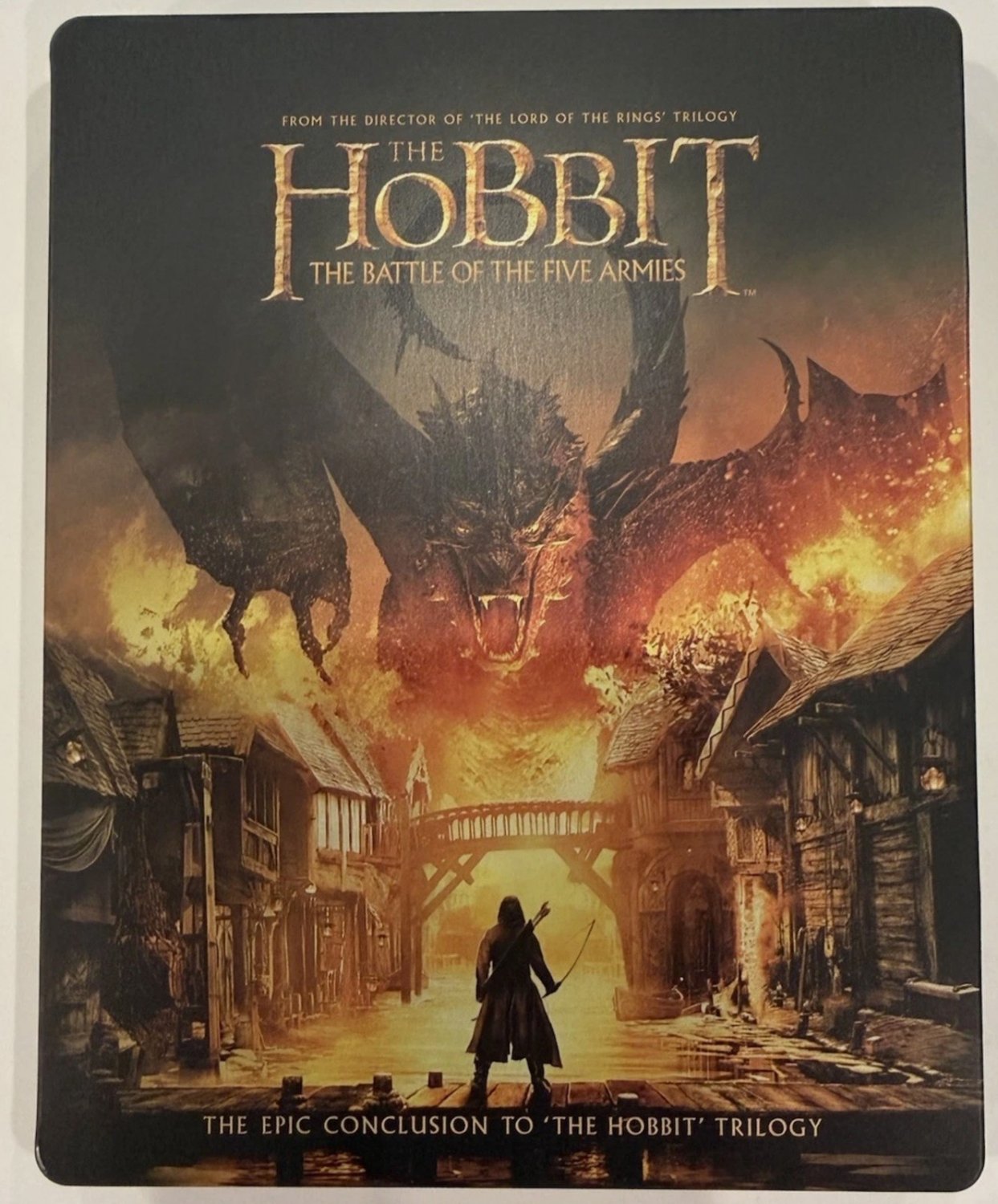 New Official The Hobbit: The Battle of the Five Armies Steelbook Case No Disc