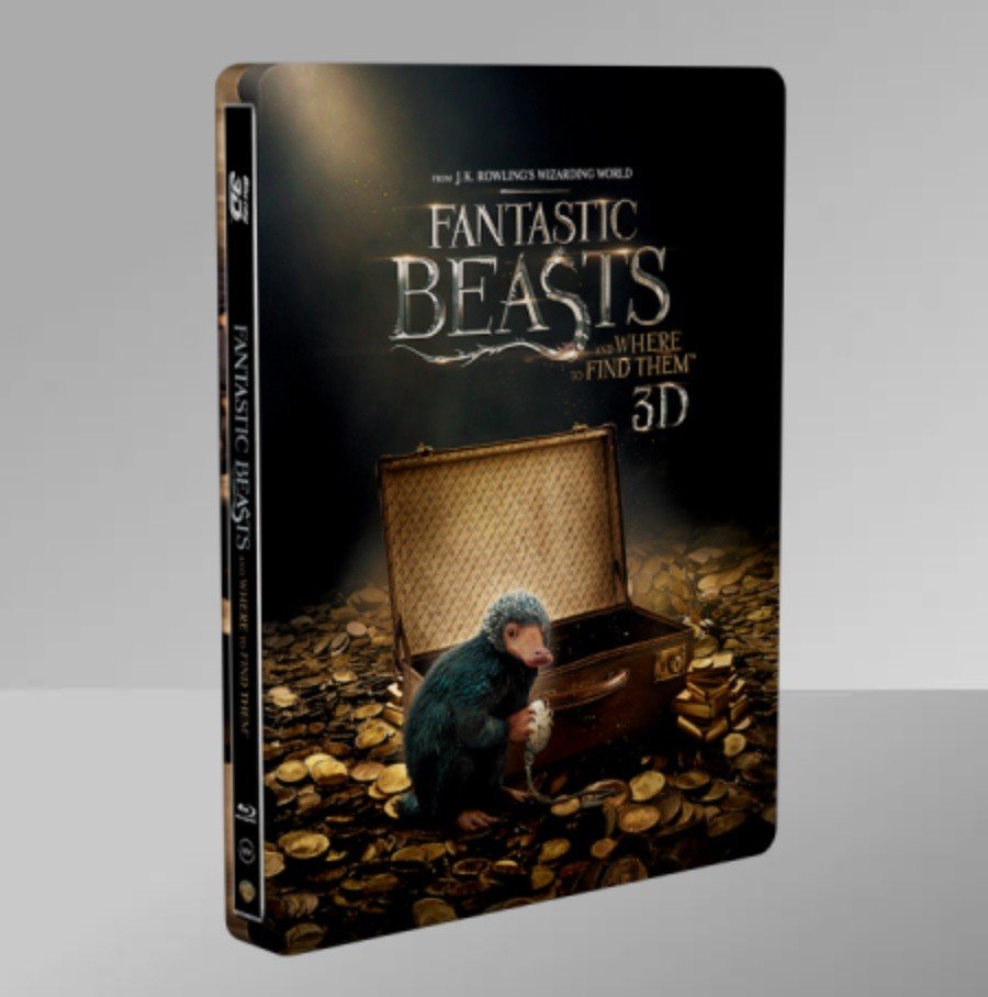 New Rare Official Limited Edition Fantastic Beasts Steelbook Case No Disc