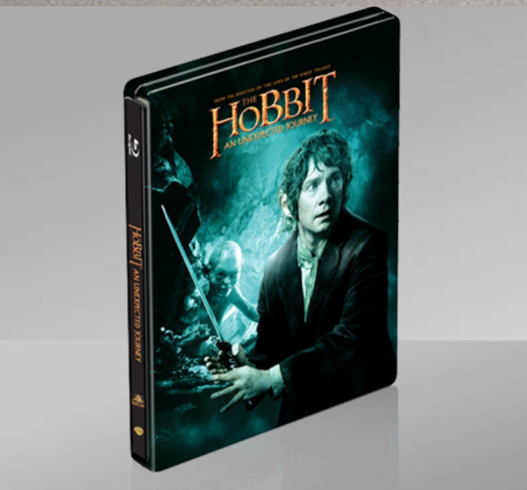 New Official Limited The Hobbit: An Unexpected Journey Steelbook Case No Disc