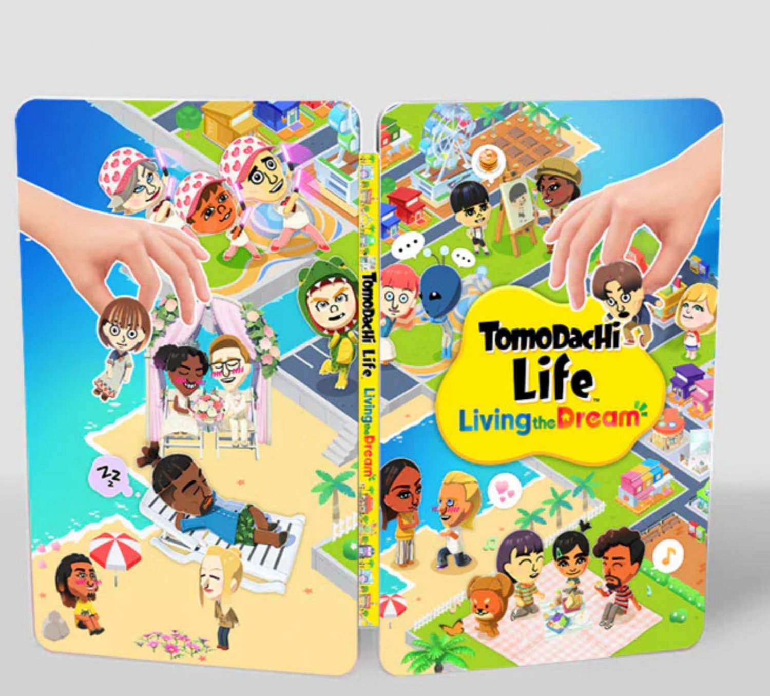 New TomoDachi Life Living the Dream Steelbook Custom Made For Nintendo Switch2