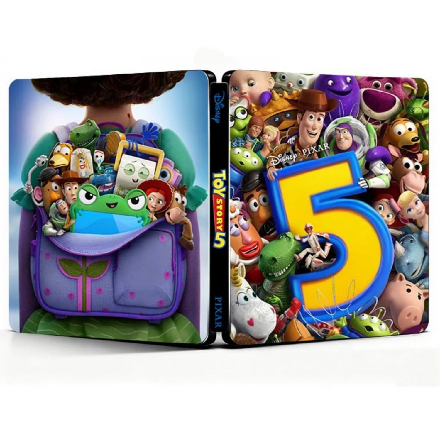 Custom Made Limited Edition Toy Story 5 Steelbook Case New No Disc