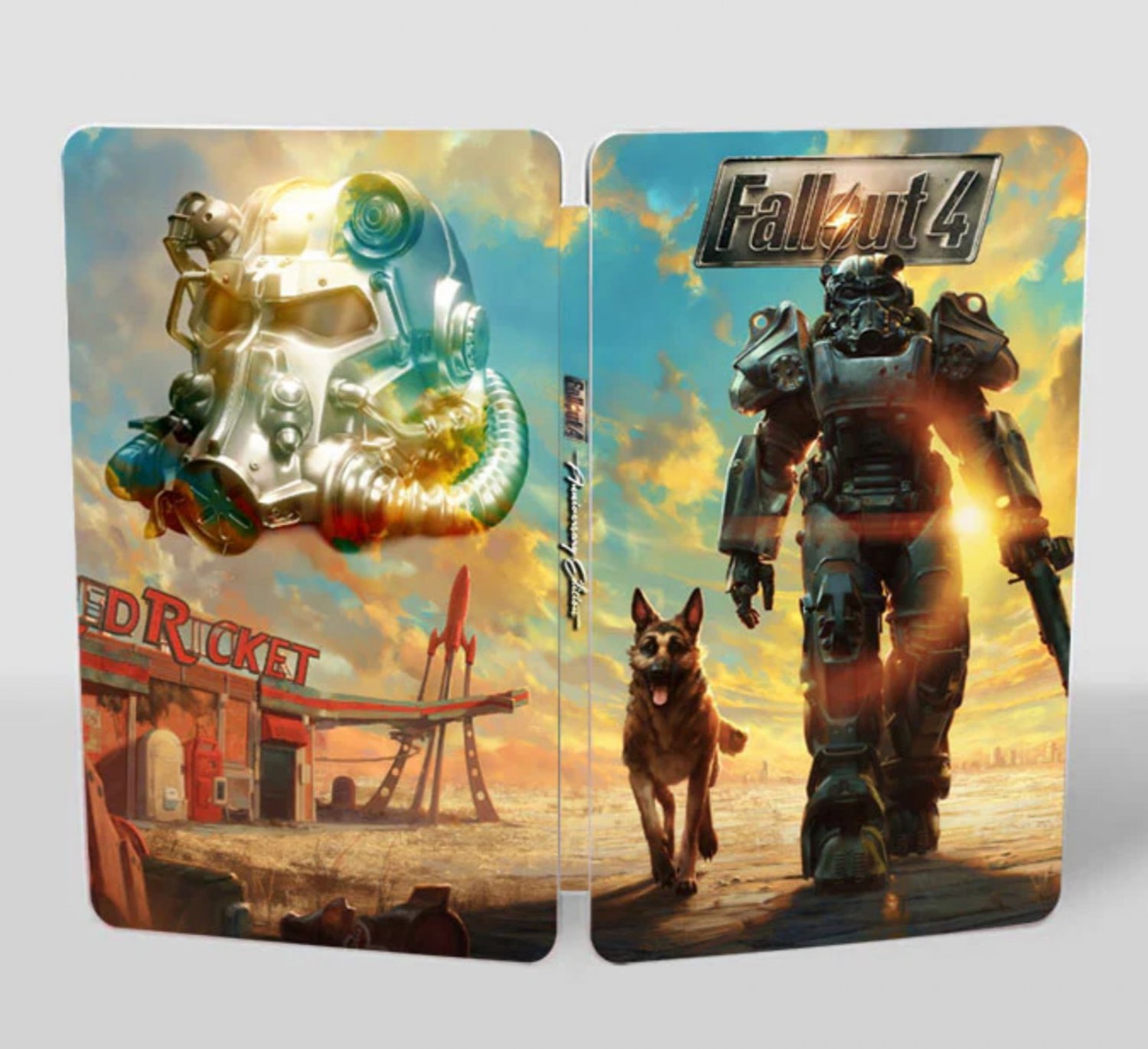 New Limited Fallout 4 Anniversary Steelbook Custom Made For Nintendo Switch2