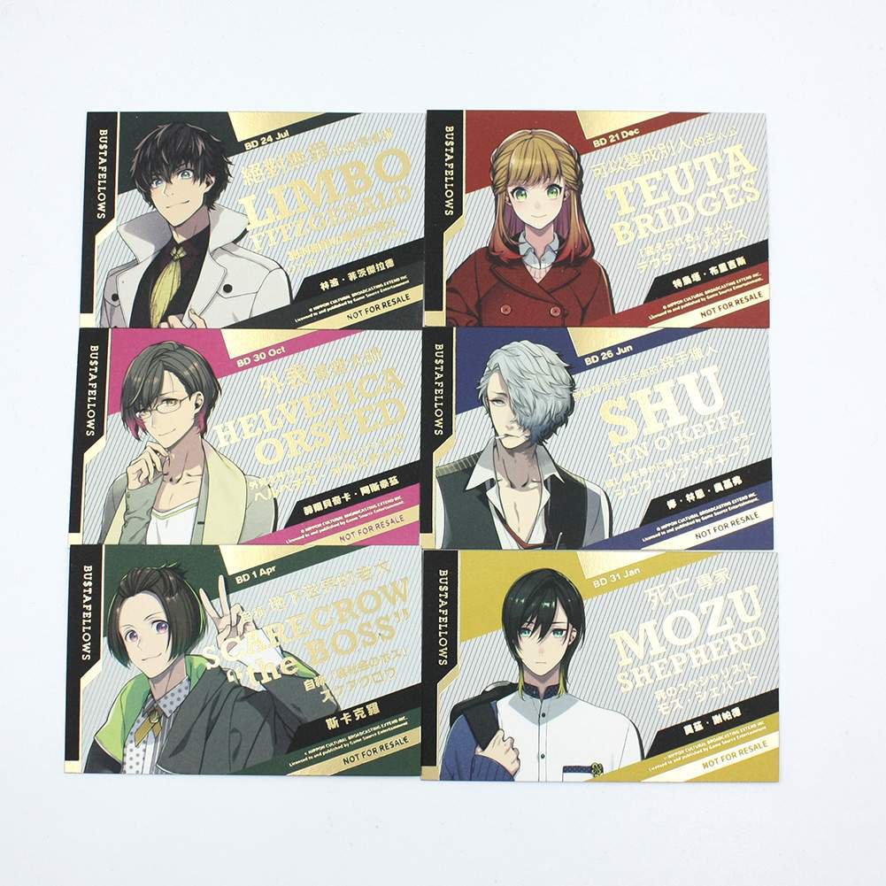 Official Bustafellows Limited Edition Main character card for Nintendo Switch NS