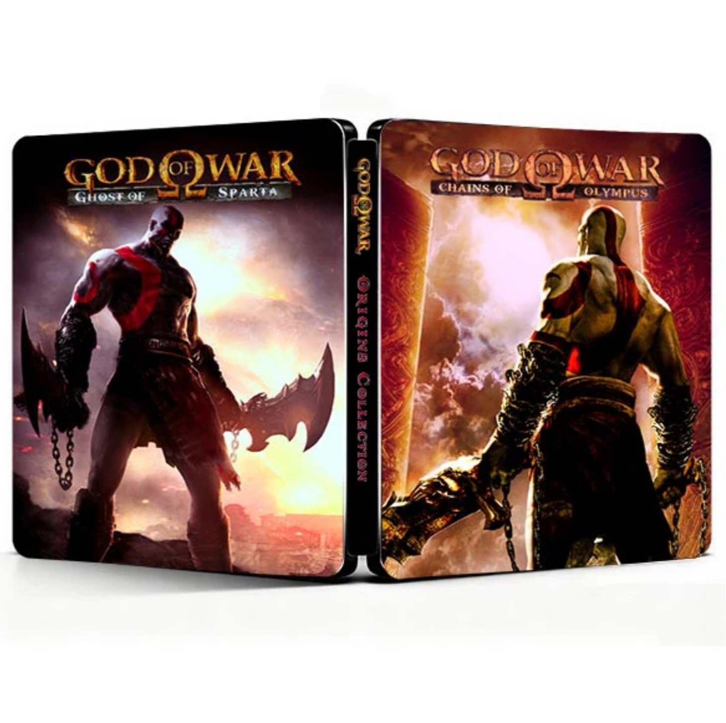 Custom Made Limited Edition God of War Origins Collection Steelbook Case New