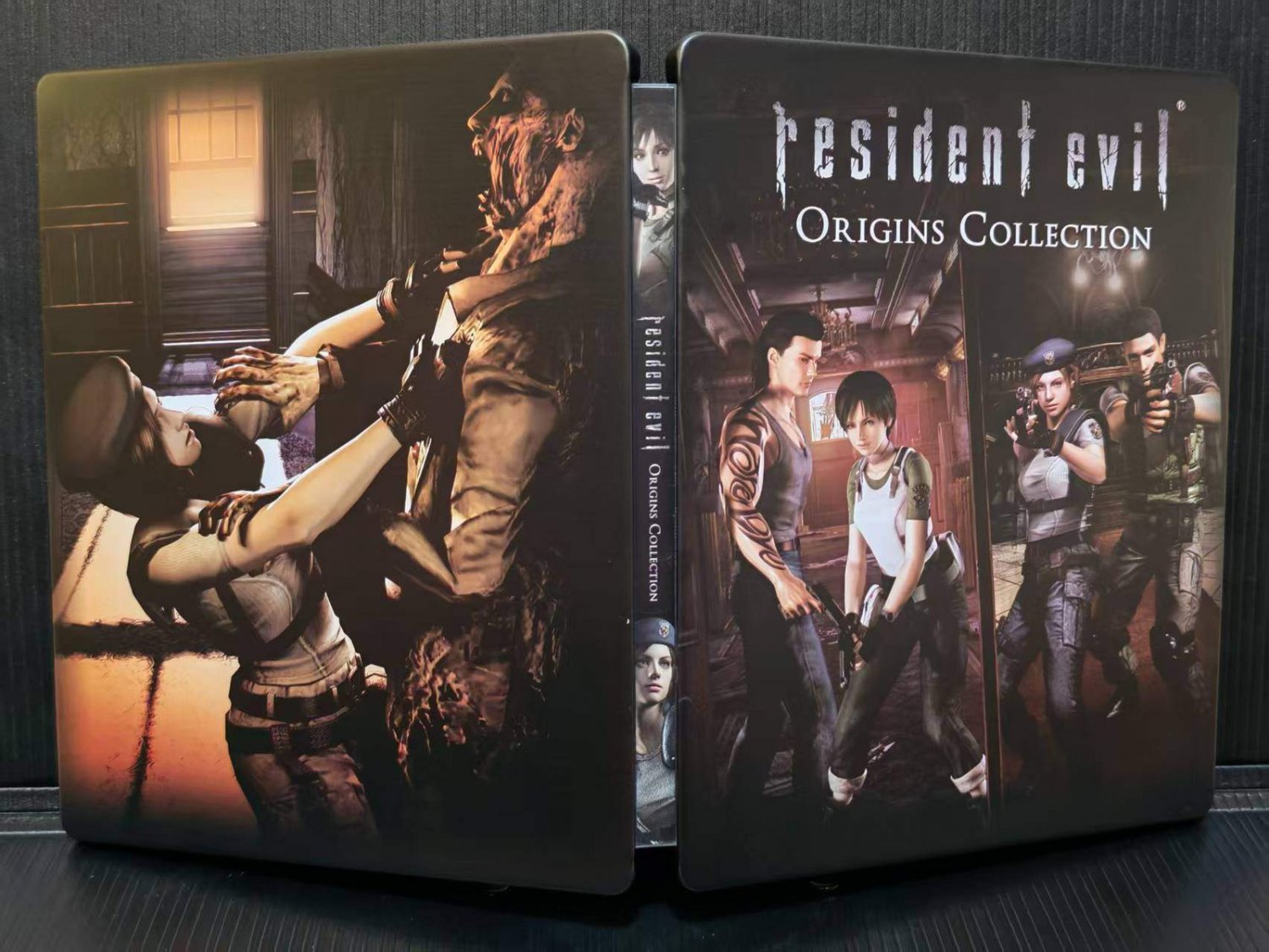 Custom Made Limited Edition Resident Evil Origins Collection Steelbook Case New