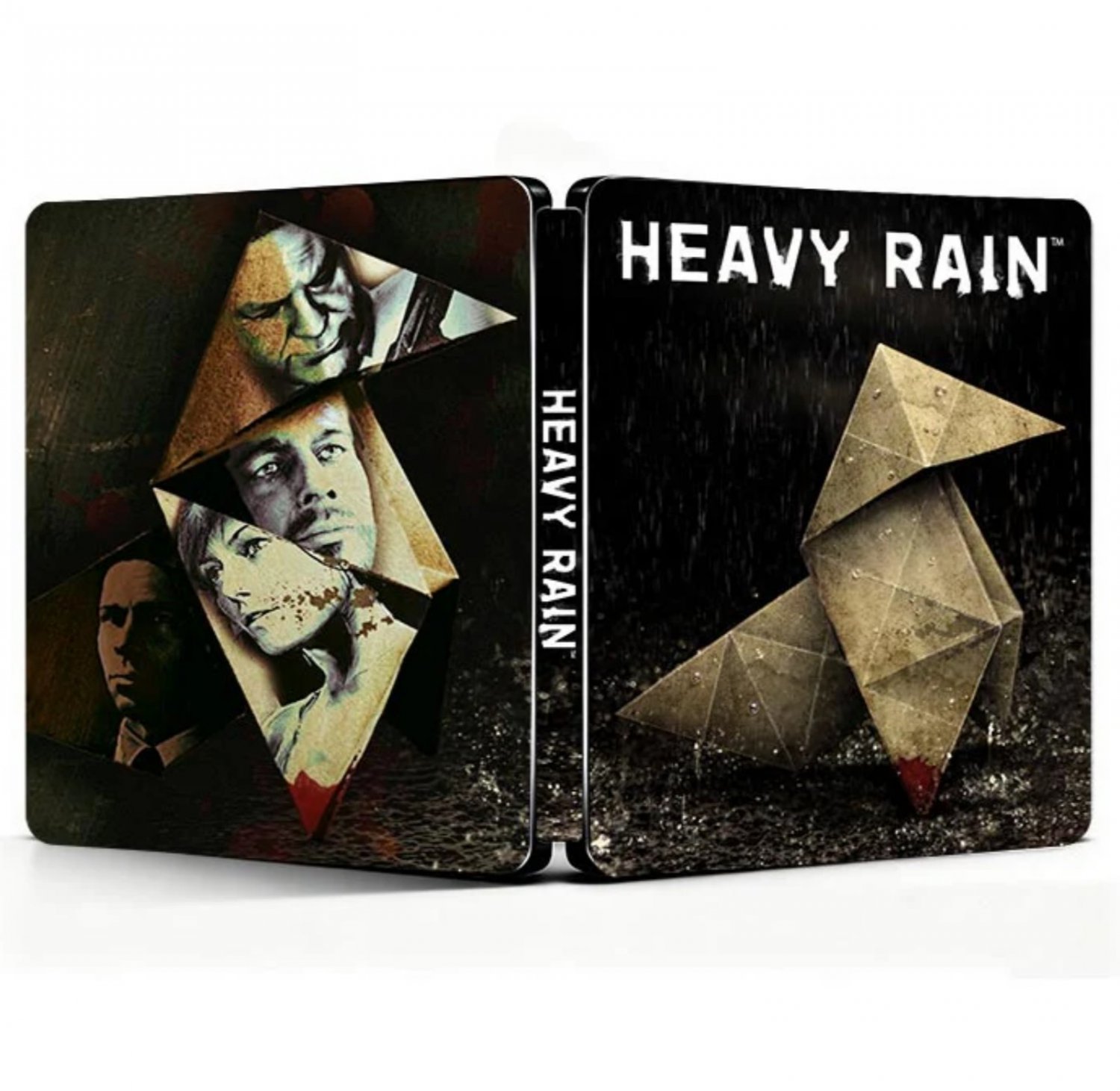 Custom Made Limited Edition Heavy Rain Retro Steelbook Case New