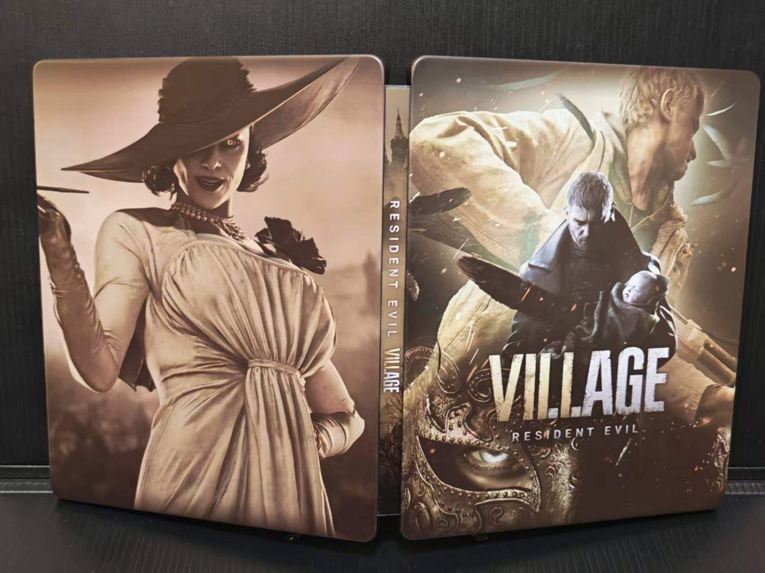 Custom Made Limited Edition Resident Evil 8 Steelbook Case New