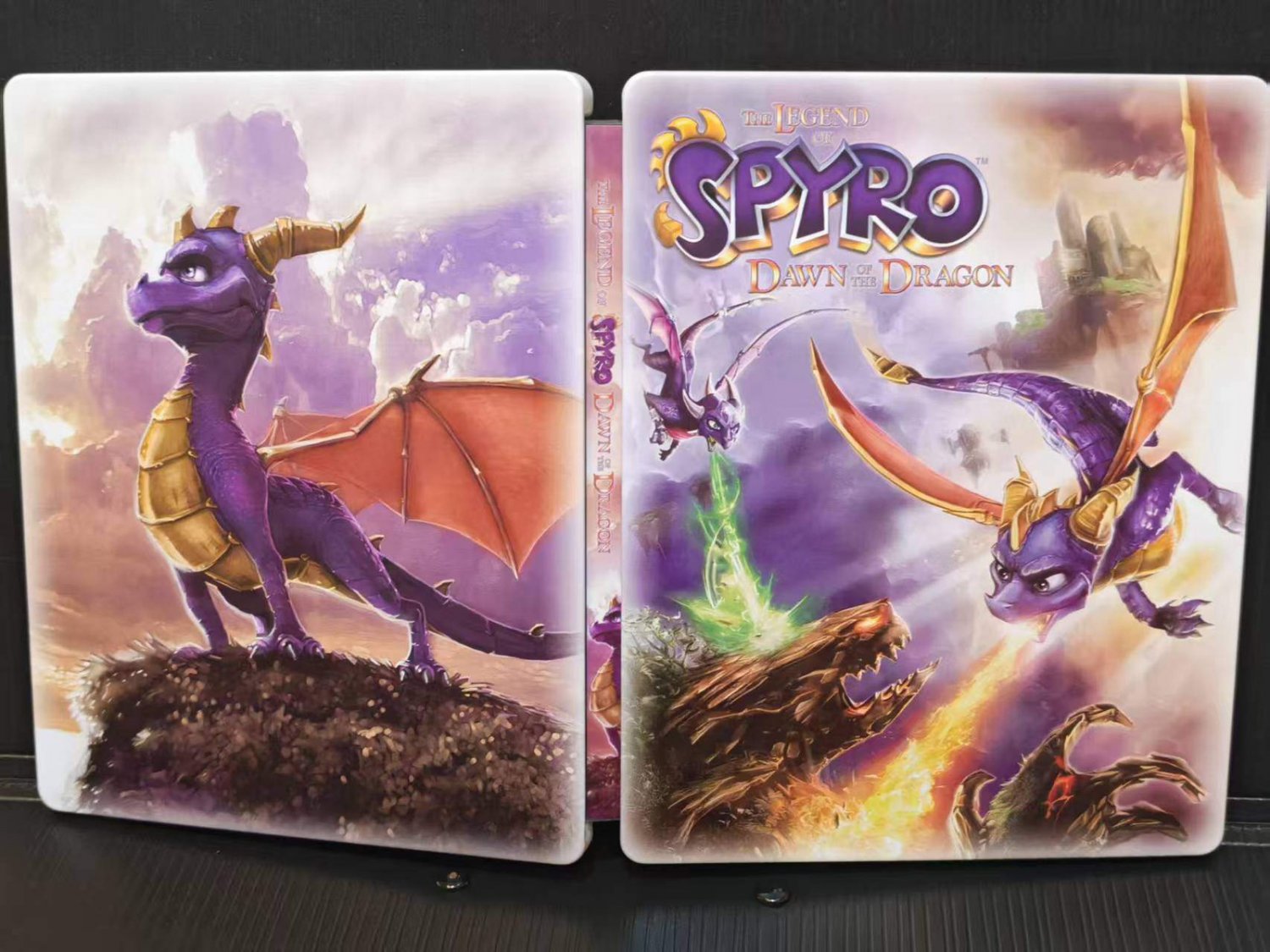 Custom Made Limited The Legend of Spyro:Dawn of the Dragon Steelbook Case New