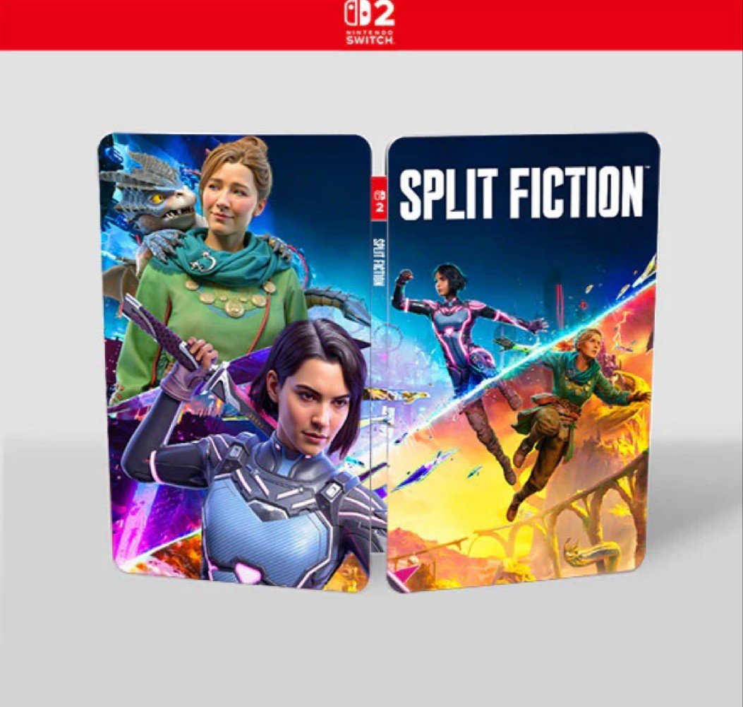 New Limited Edition Sp lit Fi ction Steelbook Custom Made For Nintendo Switch2