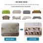 Anyseat 2 Seater Sofa Cover, Marigold, Elastic Stretch, Protective Slipcover