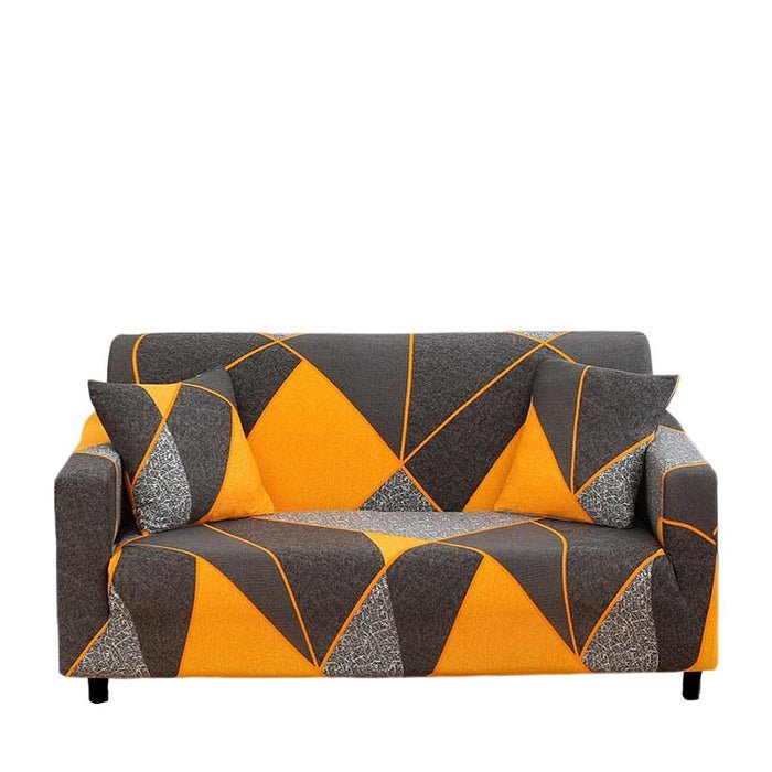 Anyseat 3 Seater Sofa Cover, Marigold, Elastic Stretch, Protective Slipcover