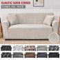 Anyseat 3 Seater Sofa Cover, Marigold, Elastic Stretch, Protective Slipcover