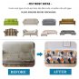 Anyseat 4 Seater Sofa Cover, Marigold, Elastic Stretch, Protective Slipcover